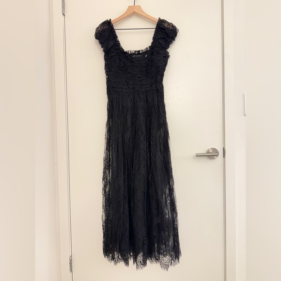 DÔEN Pamelina Dress NWOT - Black Lace - Picture 8 of 11